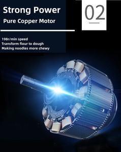 Nouveau mélangeur à spirale pour pâte à pizza et à pain, capacité 3 kg-100 kg, 750 W, 10 vitesses - Product Image 4