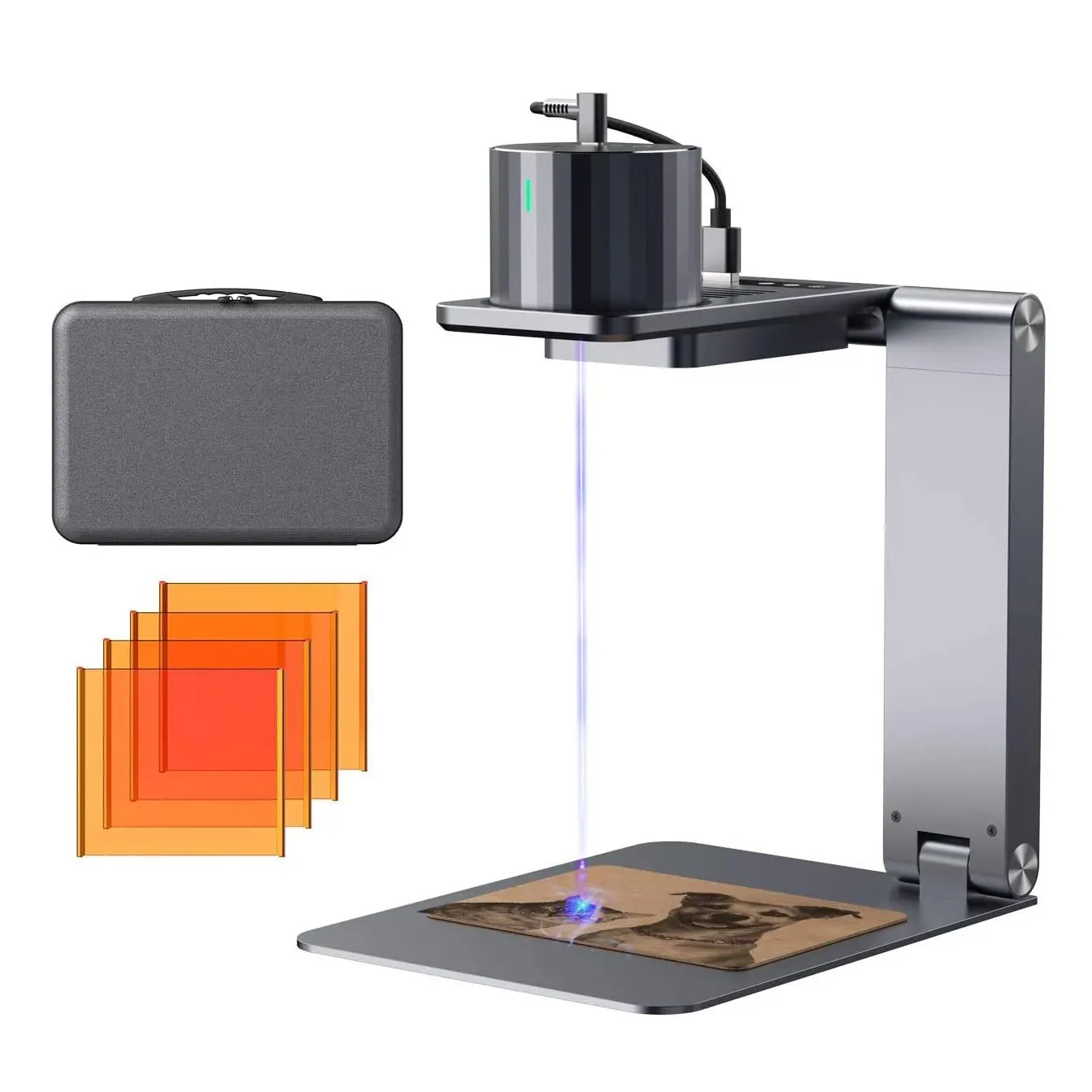 405nm Diy Mini Gravure Markering Machine Desktop Laser Machine Draagbaar