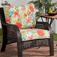 Coussin imperméable extérieur de taie d'oreiller de patio de canapé de meubles de patio de jardin fait sur commande