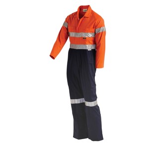 Workers <strong>Suit</strong> <strong>Overall</strong> with Reflective Stripe <strong>Seaman</strong> 100% Cotton Safety Coverall for Oil and Gas - Product Image 6