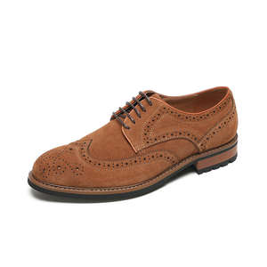 Zapatos de Vestir Brogue de Gamuza Clásicos para Hombre, de Alta Calidad, con Suela Resistente, Zapatos Oxford de Negocios para Otoño - Product Image 6