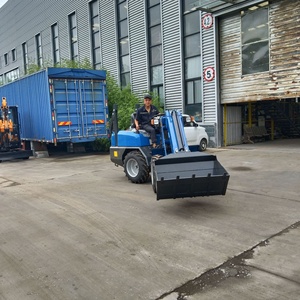 Barricadora agrícola telescópica con ruedas para limpieza de estiércol en pequeñas explotaciones agrícolas, directamente de fábrica. - Product Image 2