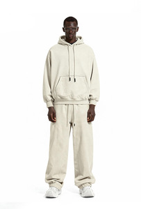 Tuta con Cappuccio Personalizzata, Nuova Collezione Primavera, 51% Cotone 49% Poliestere, Peso del Tessuto 340g, Traspirante, Unisex, Felpa e Pantaloni per <span class=keywords><strong>Uomo</strong></span> - Product Image 6