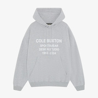 Offre Spéciale Top Qualité 100% Coton À Capuche Heavyweight Imprimer Streetwear Hommes Vêtements Cole Buxton Manches Longues À Capuche pour Hommes