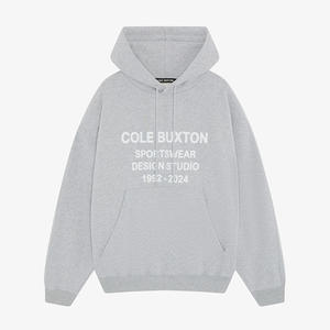 Venta caliente de calidad superior 100% Sudadera con capucha de algodón Heavyweight Print Streetwear Ropa de hombre Cole Buxton Sudadera con capucha de manga larga para hombres - Product Image 2