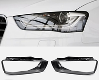 Couverture transparente des phares avant, boîtier de phare, coque de lentille de phare, verre de phare pour Audi A4 8k B8.5 2013 2014 2015