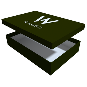 Kunden spezifisches Logo Luxus bekleidung Karton verpackung Abnehmbarer Deckel und basierte <span class=keywords><strong>2</strong></span>-teilige starre Schachteln - Product Image 5