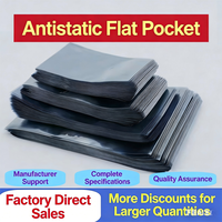 Sachets déshydratants conducteurs anti-électrostatiques pour cartes mères, puces et composants électroniques, avec fermeture éclair et impression en gravure