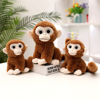 Nouveaux jouets en peluche singe de simulation, peluche singe câlin, jouet en peluche doux, jouet en peluche singe mignon
