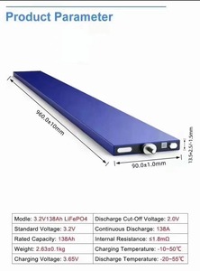 मासन MAS-LFP-138AH <span class=keywords><strong>3</strong></span>.2 वी 138h जीवन बैटरी सेल/पैक 4000 + चक्र <span class=keywords><strong>3</strong></span> साल की वारंटी-20-60 - Product Image 6