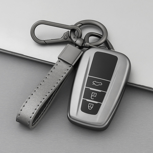 Zachte TPU auto sleutelhoes hoesje houder voor Toyota LEVIN COROLLA RAV4 IZOA AVALON CHR Plarad Camry ringen sleutelhanger tas - Product Image 4