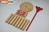 Professionele Houten Fruit Persmachine Druivenappel Fruitpers
