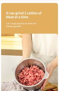 Comida cocina <span class=keywords><strong>barata</strong></span> pequeña <span class=keywords><strong>de</strong></span> acero inoxidable para el hogar mejor <span class=keywords><strong>picadora</strong></span> automática 2l3l eléctrica, <span class=keywords><strong>picadora</strong></span> <span class=keywords><strong>de</strong></span> carne para la venta/ - Product Image 4