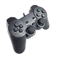 Manette de jeu filaire pour PS2, manette de jeu à double vibration pour PS2, accessoire pour manette