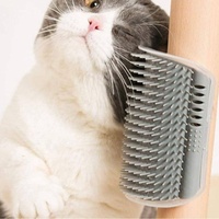 Dispositif de toilettage pour animaux de compagnie en plastique personnalisable épurateur de poils d'angle et brosse de massage pour chats chiens outil de nettoyage pour amis à fourrure