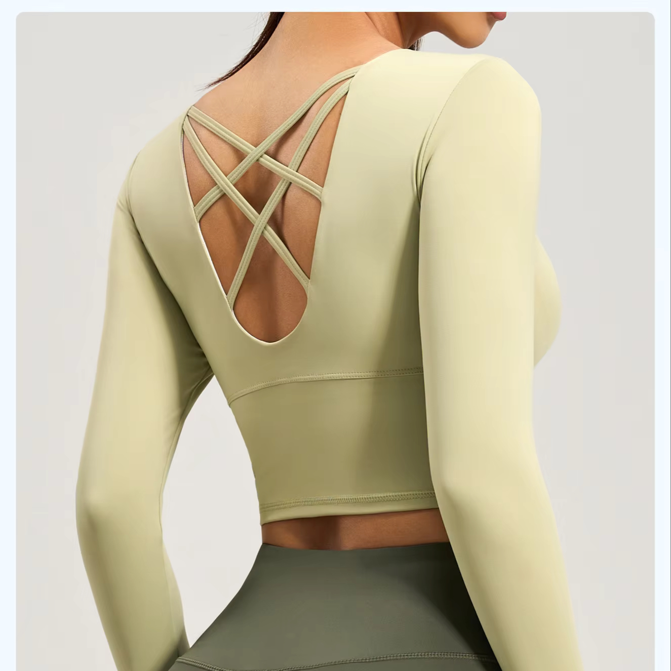 Women's Workout Long Sleeve Yoga Top Fixed Chest Pad Breathable Lightweight Sweat-Wicking Quick Dry Plus Size Spandex/Polyester