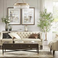 FEELEAD Arbre d'olivier artificiel réglable de 2,1 m en soie, en pot, avec branches d'olivier naturelles et feuilles réalistes pour la décoration intérieure de la maison et du bureau