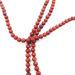 Alta calidad 6mm natural rojo jasper piedra suelta perlas para la fabricación de la joyería - Product Image 2