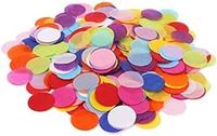 Mini petits cercles recyclés de confettis en papier colorés ronds pour les fêtes d'anniversaire cérémonie de mariage boîte-cadeau décorations de farce