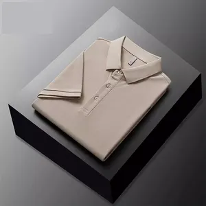 Plain Polo T-shirt Custom polyester T short sleeve T-shirt for men's casual sports men's Polo shirt custom logo golf shirt