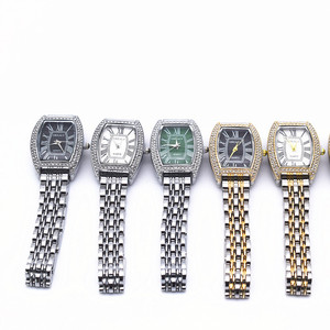 YuSa 774, relojes cuadrados de diamantes a la moda, reloj de cuarzo para <span class=keywords><strong>mujer</strong></span>, reloj de pulsera Retro elegante para <span class=keywords><strong>mujer</strong></span>, reloj femenino - Product Image 5