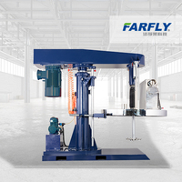 Mezcladora Dispersora Automática de Alta Velocidad FARFLY para Pigmentos, Tintas, Pinturas, Recubrimientos y Productos Químicos, con Motor, Capacidad de 500L