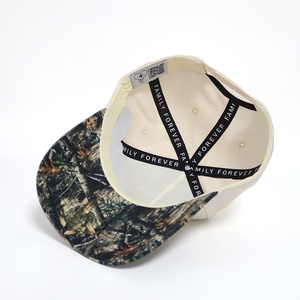 Original rétro poisson caché profil bas Mossy Oak Woodland coton forêt Camo Camouflage 5 panneaux chasse tactique casquette de Baseball - Product Image 4