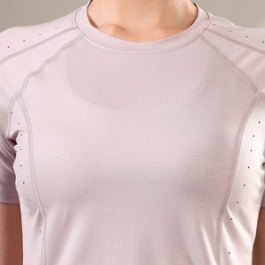 T-shirts de sport pour femmes, nouvelle conception personnalisée, qualité supérieure, séchage rapide, tissu personnalisé, vêtements de fitness pour femmes, t-shirts de sport pour femmes - Product Image 2