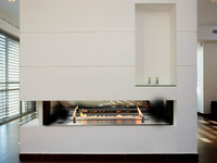 Inserts personnalisés pour foyer électrique à vapeur avec atomisation 3D de brume, en acier, pour décoration d'hôtel moderne, avec télécommande
