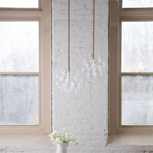 נדבי כדור זכוכית מנופחת נדלית תליון עיצוב מודרני תליית אור לסלון חדר אוכל וילה - Product Image 5