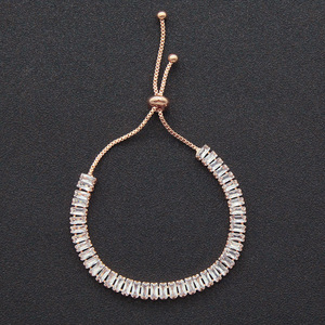 Hot Selling Innovation Simple Adjustable Design <b>Copper</b> Chain <b>Bracelet</b> Light Luxury Women's <b>Bracelets</b> Fashion Jewelry Wholesale - Product Image 2