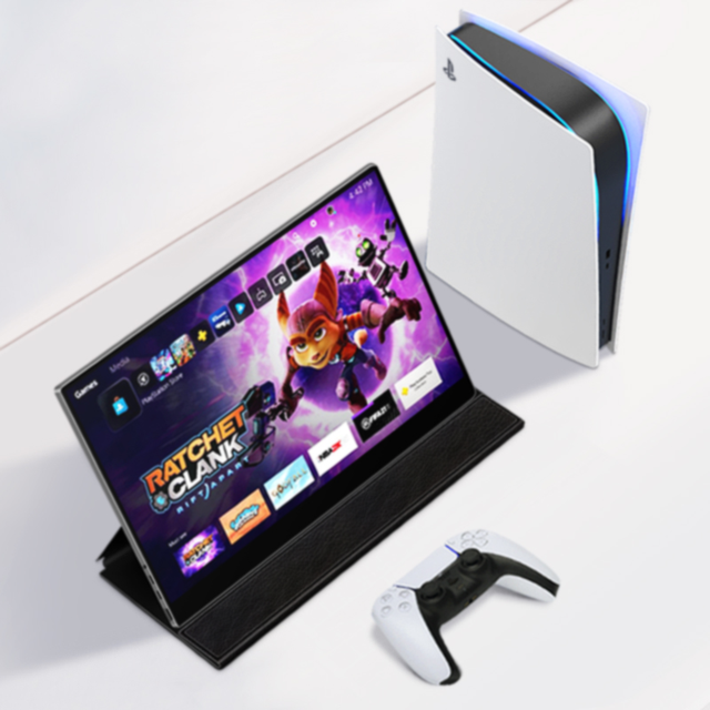 16" IPTV Smart Portable 100%sRGB IPS Travel Display Gaming Touch Screen Monitor for Steam Deck Laptop Switch PS4 PS5 Xb