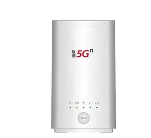 중국 유니콤 Wifi6 5G VN007 + 산업용 라우터 CPE 무선 라우터 속도 2.3Gbps 지원 eSIM 5G 산업용 사물 인터넷