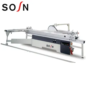 MDF/Plywood/Chipboard/laminate wood cutting sliding table panel saw machine