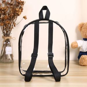 Customize OEM ODM Waterproof Mini Transparent Clear School <b>Backpack</b> Kindergarten <b>Small</b> PVC <b>Backpack</b> for Kids - Product Image 6