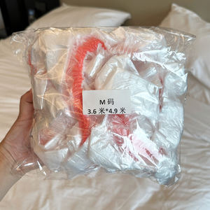 Housse de Lit Jetable en Plastique, Vente Directe Usine, avec Bande Élastique, <span class=keywords><strong>Film</strong></span> de Protection Imperméable et Anti-Poussière - Product Image 6