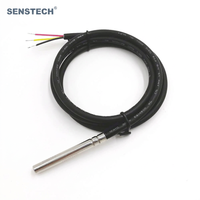 Paket Baja Tahan Karat 1M 3M 6M Kabel PVC Sensor Suhu Tahan Air DS18B20