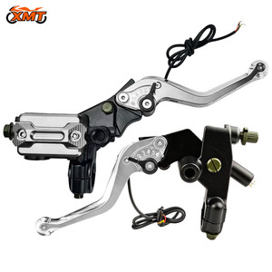 Leviers de <span class=keywords><strong>frein</strong></span> et d'embrayage universels pour <span class=keywords><strong>moto</strong></span> avec éclairage LED – Maître-<span class=keywords><strong>cylindre</strong></span> de <span class=keywords><strong>frein</strong></span> <span class=keywords><strong>avant</strong></span> droit et gauche pour <span class=keywords><strong>moto</strong></span> - Product Image 3