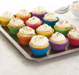 Tazas <span class=keywords><strong>de</strong></span> silicona reutilizables con logotipo personalizado para hornear, magdalenas y magdalenas, tazas <span class=keywords><strong>de</strong></span> silicona para hornear - Product Image 4