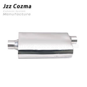 <span class=keywords><strong>Silencieux</strong></span> d'échappement automobile de performance universel, entrée/d'issue décalée de 3 pouces, corps ovale de 9x4 pouces, <span class=keywords><strong>silencieux</strong></span> à son profond - Product Image 5