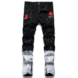 Embroidered <strong>Jeans</strong> - Product Image 1