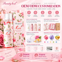 Vente en gros Marque privée Vaporisateur corporel de voyage pour femme Parfum fin Parfum Brume corporelle Ensemble éclaboussures