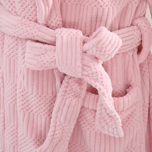 Nouvelles Robes <span class=keywords><strong>de</strong></span> Chambre et Pyjamas <span class=keywords><strong>de</strong></span> <span class=keywords><strong>Luxe</strong></span> Décontractés Personnalisables en Couleur Unie pour Hommes et Femmes – Vente en Gros - Product Image 4