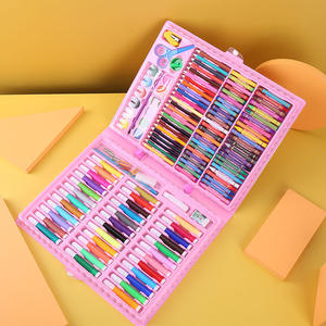 Uniseks 150 buah Set seni gambar lukisan PVC papan kayu untuk sekolah & Rumah Belajar kreativitas jenis hadiah sempurna - Product Image 5