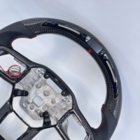 Volant en fibre de carbone avec éclairage LED pour Ford Mustang GT 2024 2025 2026