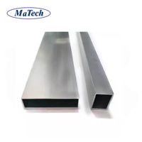 Le rectangle d'extrusion profile la taille carrée en aluminium de personnalisation du tube carré 200x200 de tube