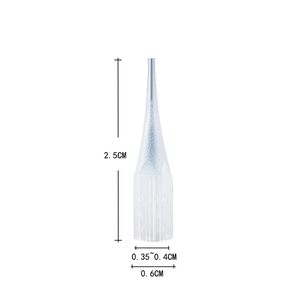 Fundas Desechables para Agujas de PMU, 200 Unidades, 1RL, Puntas Protectoras para Agujas de Cejas, para Kit de Máquina de Cejas Ombre - Product Image 2