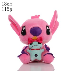 Oso de Peluche <span class=keywords><strong>Kawaii</strong></span> de 8 Pulgadas de Mickey, Lilo y Stitch, Relleno de Algodón PP, Muñeco de Trapo para Alivio del Estrés, para Comercio Transfronterizo - Product Image 5