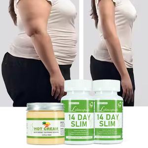 Chinaherbs Crema Adelgazante 100% Natural, Productos Adelgazantes para Pérdida de Peso, Kit de Cápsulas Adelgazantes y Crema Caliente, Productos Quemadores de Grasa - Product Image 1