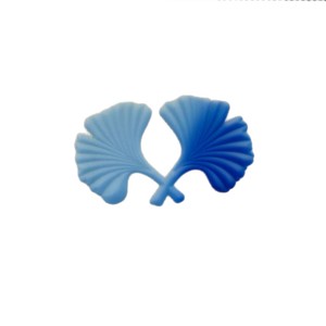 Etiqueta de transferencia de calor de silicona Xinyao, color azul lago, 48x29x2mm, para ropa, prendas de vestir y textiles - Product Image 4